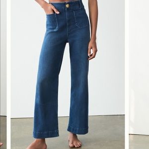 {Anthro} Pilcro The Skipper Wide Leg Jeans